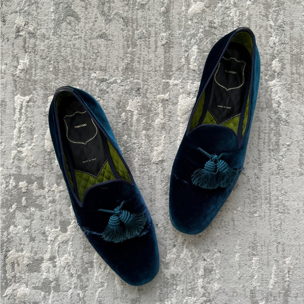 Men’s Tom Ford Velvet Loafers 10 (Read Description)